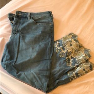 Anthropologie High rise Boot cut